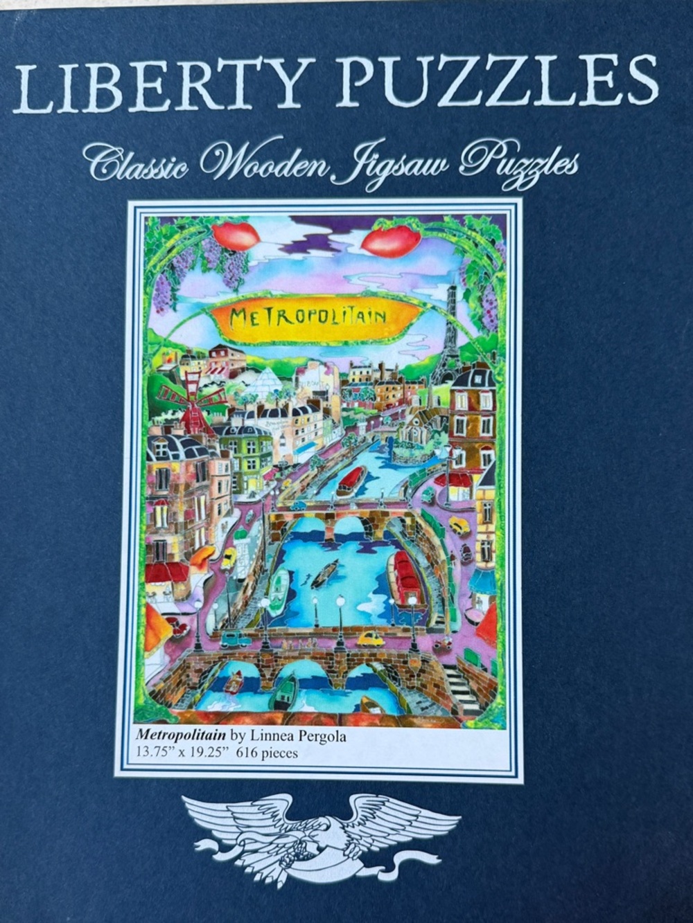 Metropolitain Liberty Wooden Puzzle - LIKE NEW